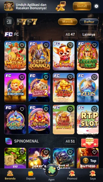 F7F7 Login Resmi APK 2026